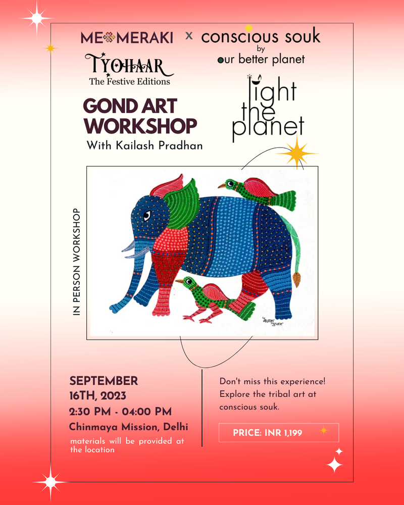 In Person Gond Art Workshop x Our Better Planet - Conscious Souk