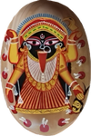 Buy Goddesa Maa Kali Kalighat art Wall Plates