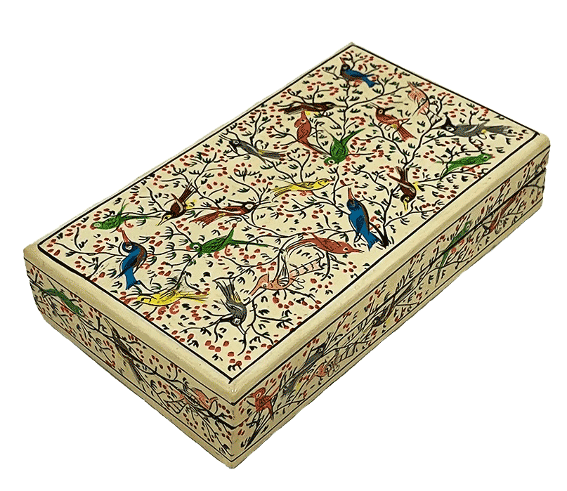 Buy Jewellery Boxin Kashmiri Paper Mache by Riyaz Khan