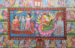 buy Kamal Kamini : handpainted in Bengal Pattachitra