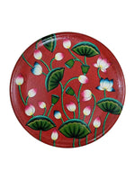 Kamal Talai Plate, Pichwai Painting by Dinesh Soni