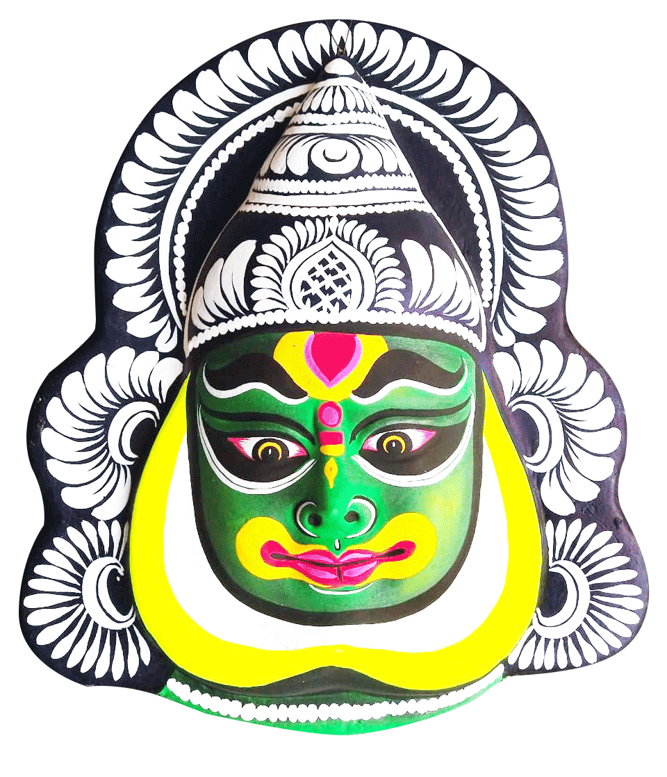 Shop Kathakali Face in Chhau Mask by Dharmendra Sutradhar