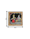 Krishna & Subhadra Pattachitra Painting for sale