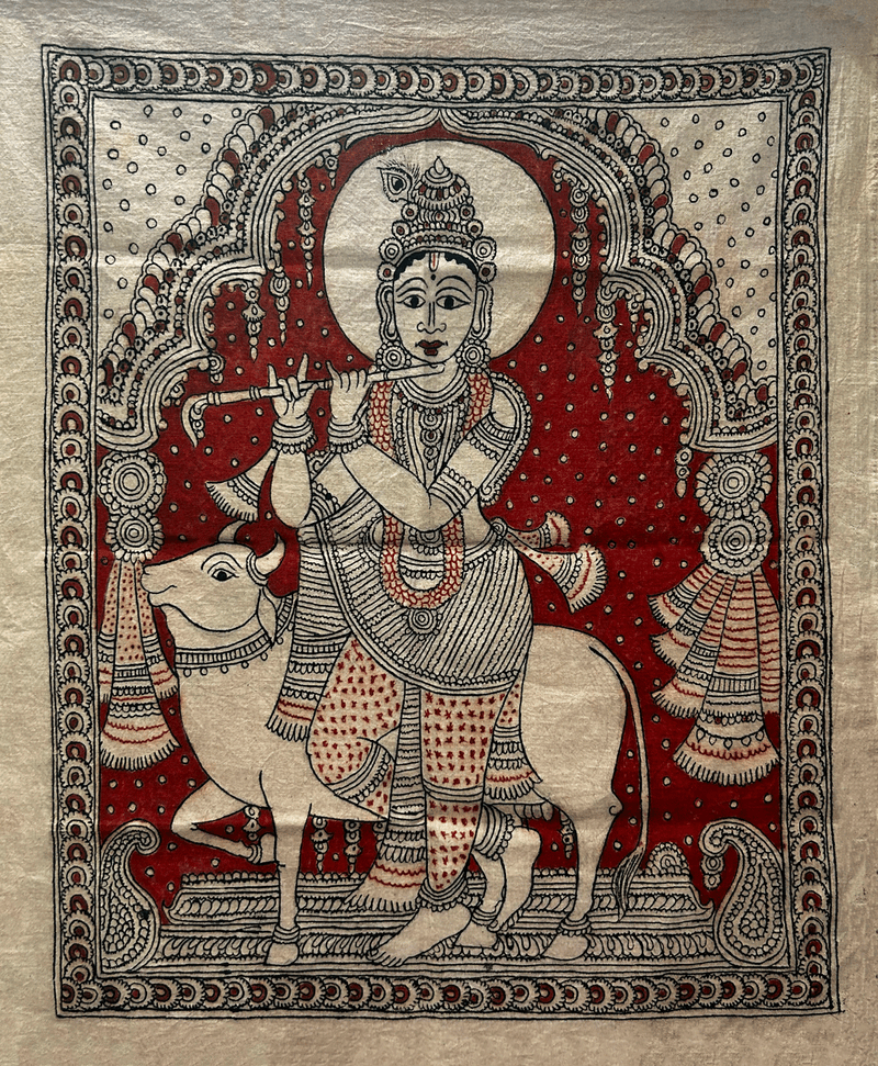 Buy Krishna Kalamkari art by Siva Reddy