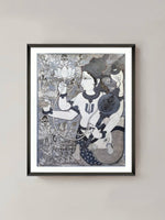 Krishna: Kalamkari painting by Harinath.N for sale