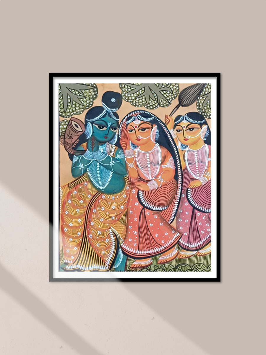 Shop Krishna and Radha in Kalighat by Hasir Chitrakar