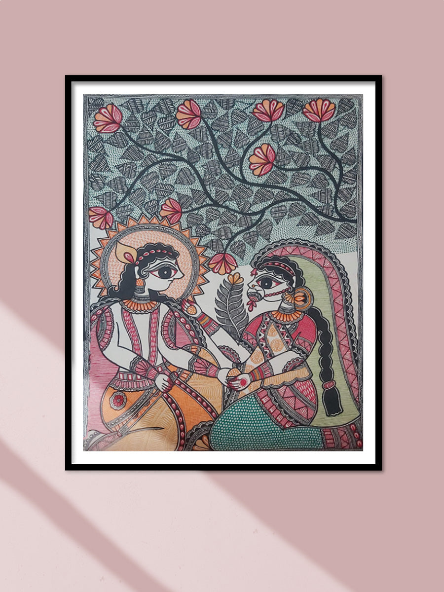 Shop Krishna and Radha in Madhubani by Priti Karn