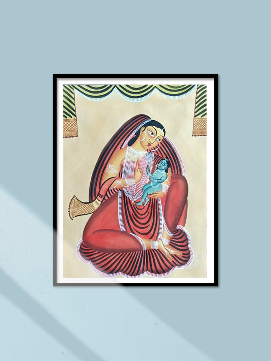 Shop Krishna and Yashoda in Kalighat by Hasir Chitrakar