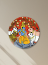 hop Krishna with cows Cheriyal Wall Plates