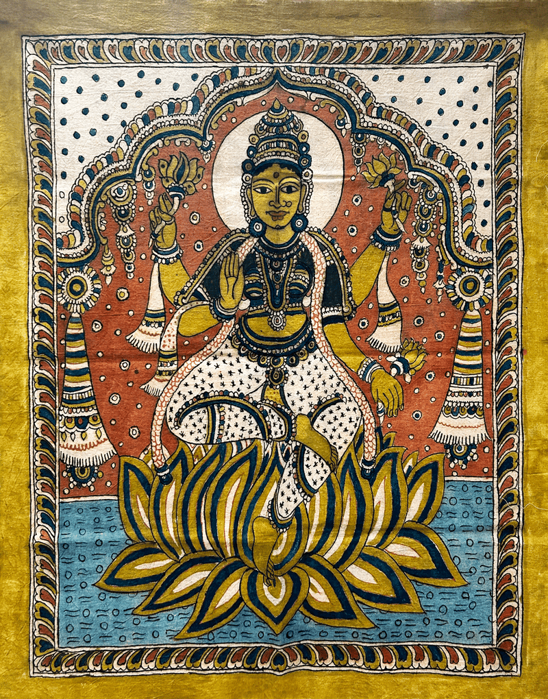 Buy Lakshmi Kalamkari art by K Siva Reddy