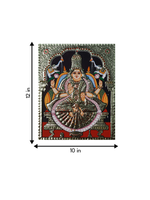 Lakshmi: Tanjore Painting by Sanjay Tandekar