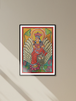 Shop Lakshmi with Uluka handpainted in Kalighat style by Hasir Chitrakar