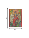 Lakshmi with Uluka handpainted in Kalighat style for sale