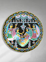 Diwali Tikuli round Wall Plates for Sale