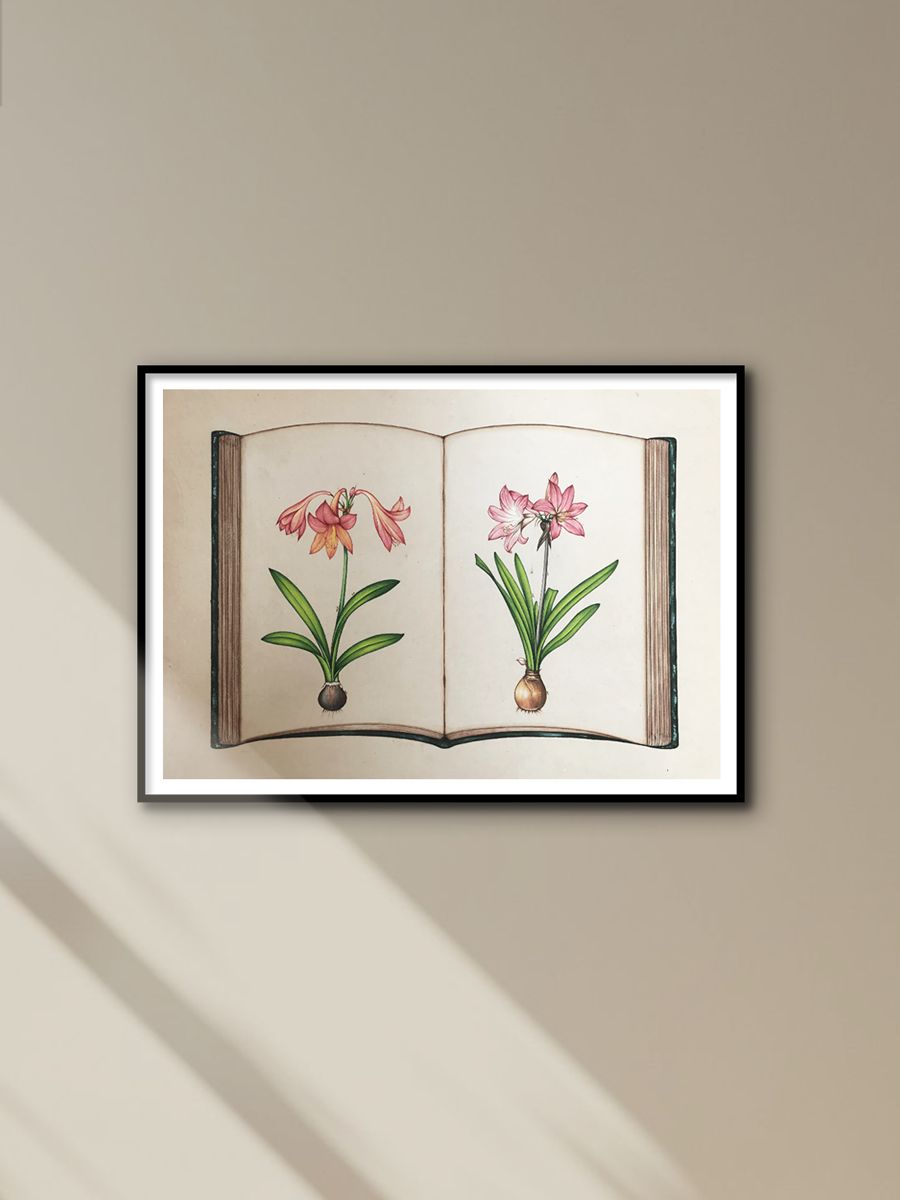 Shop Lilies of Mughal in Miniature Painting by Mohan Prajapati