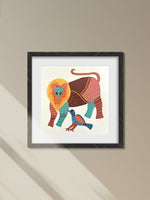 Shop Lion and bird In Gond by Kailash Pradhan