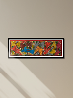 Shop Lively depiction of birds: Santhal Tribal Pattachitra by Manoranjan Chitrakar