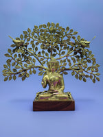 Buy Lord Buddha under Mahabodhi tree in Brass work