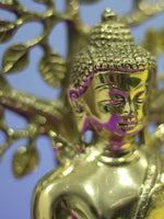 Shop Lord Buddha under Mahabodhi tree in Brass work