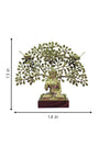 Lord Buddha under Mahabodhi tree in Brass work