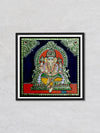 Lord Ganesha, Tanjore Painting by Sanjay Tandekar