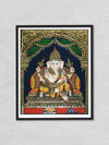 Lord Ganesha, Tanjore Painting by Sanjay Tandekar