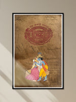 Shop Lord Krishna and Radha In Mughal Miniature by Mohan Prajapati