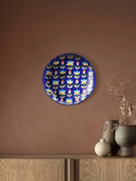 Order Online Lotus Florals in Blue Pottery Plates by Vikram Singh Kharol