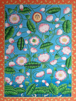 Buy A Pond of Lotuses: PICHWAI PAINTING BY SHEHZAAD ALI SHERANI