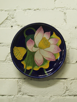 Shop Lotus in Blue Pottery Plate by Shilp Guru Gopal Saini