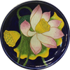 Lotus in Blue Pottery Plate by Shilp Guru Gopal Saini