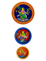 Order Online 3 Dancers and Instruments  Pattachitra  Wall Plates