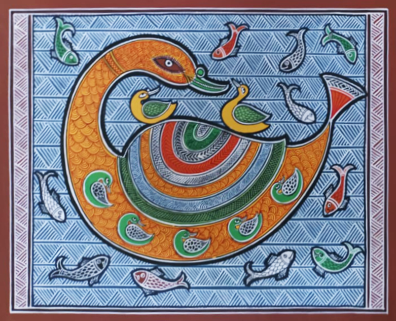 Shop Marine Symphony Mandana Art by Vidya Soni