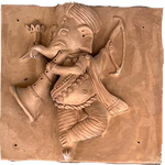 Buy The Musical Ganesha In Terracotta By Dinesh Molela