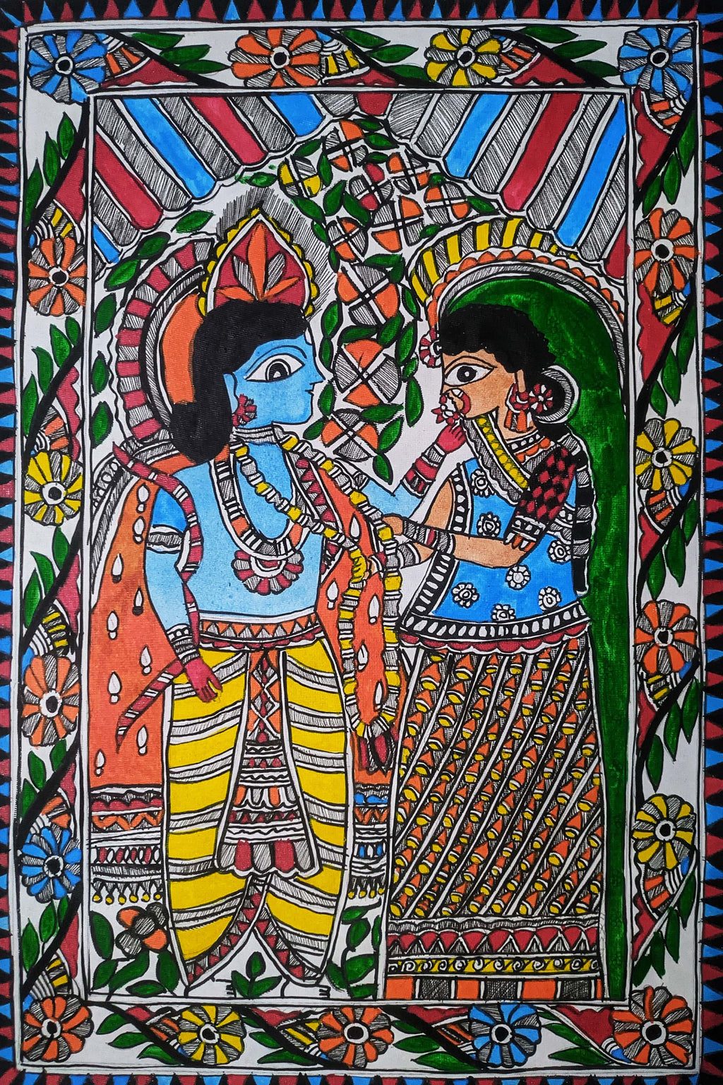 Buy Sita Ram in Madhubani by Ambika Devi