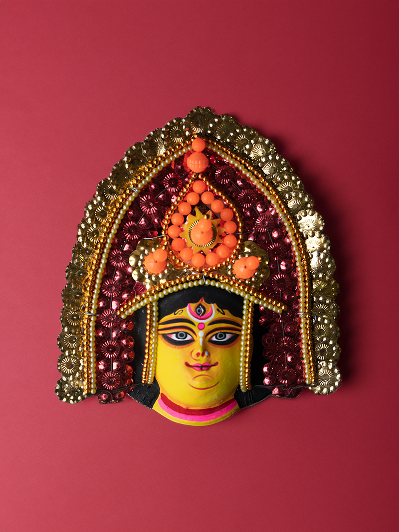 Maa Durga: Chhau Mask by Dharmendra Sutradhar