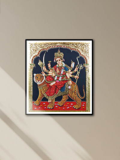 Shop Maa Durga Tanjore Painting by Sanjay Tandekar