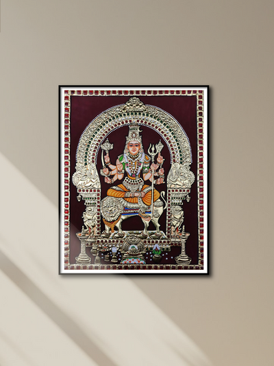 Shop Maa Durga Tanjore Painting by Sanjay Tandekar