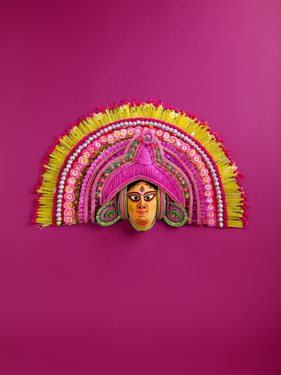 Buy Maa Durga in Chhau Mask by Dharmendra Sutradhar