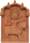 Maa Durga’s portrayal in Terracotta by Dinesh Molela