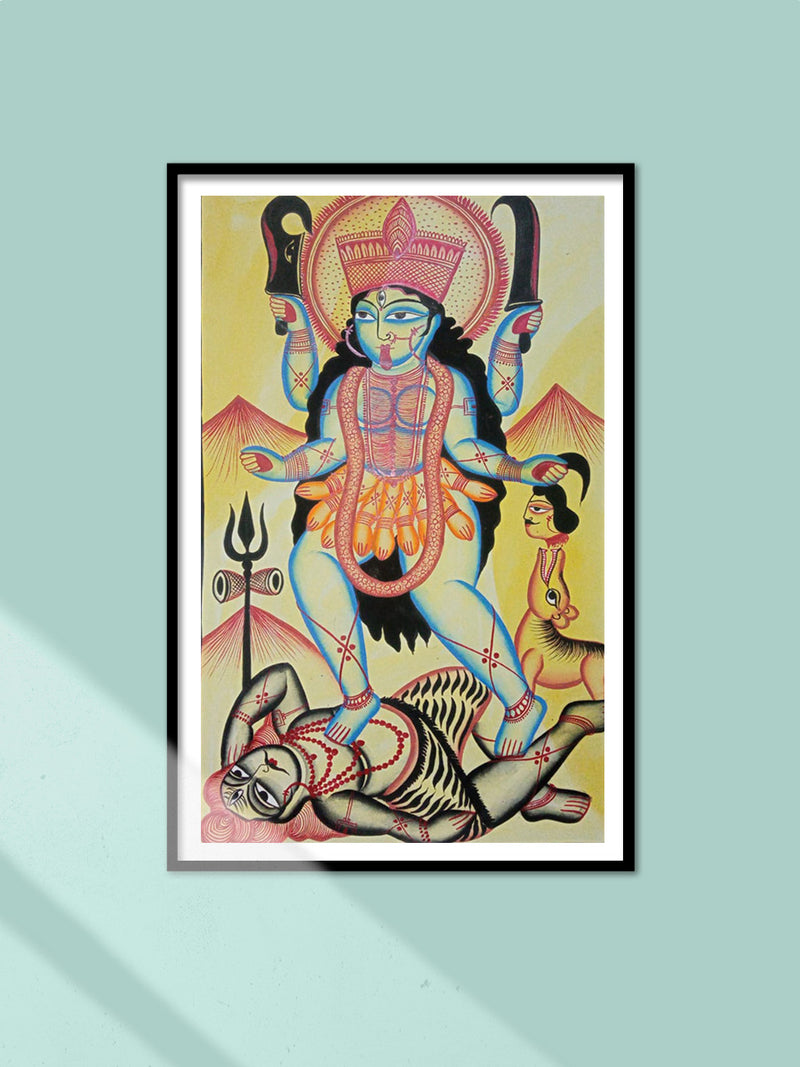 Shop Maa Kali in Bengal Pattachitra by Laila Chitrakar