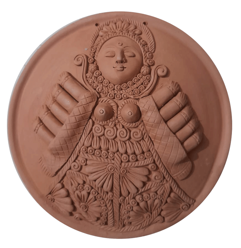 Maa Kali in Terracotta by Dolon Kundu