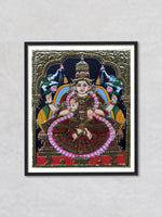 Maa Lakshmi, Tanjore Art by Sanjay Tandekar