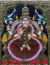 buy Maa Lakshmi Tanjore Painting by Sanjay Tandekar