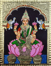 buy Maa Lakshmi Tanjore Painting by Sanjay Tandekar