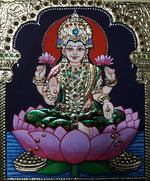 Buy Maa Lakshmi, Tanjore Painting by Sanjay Tandekar