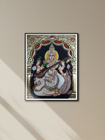 Shop Maa Saraswati Tanjore Painting by Sanjay Tandekar