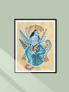 Shop Maa Saraswati with a Swan in Kalighat by Hasir Chitrakar