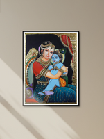 Shop Maa Yashoda Ka Nandlala: Tanjore Painting by Sanjay Tandekar