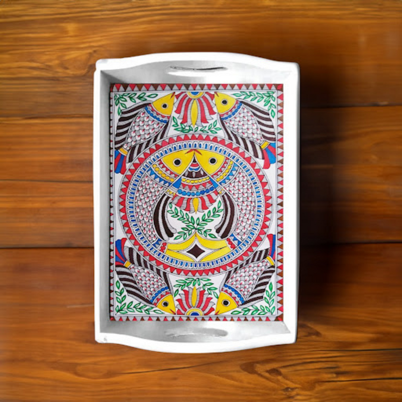 Madhubani art tray workshop